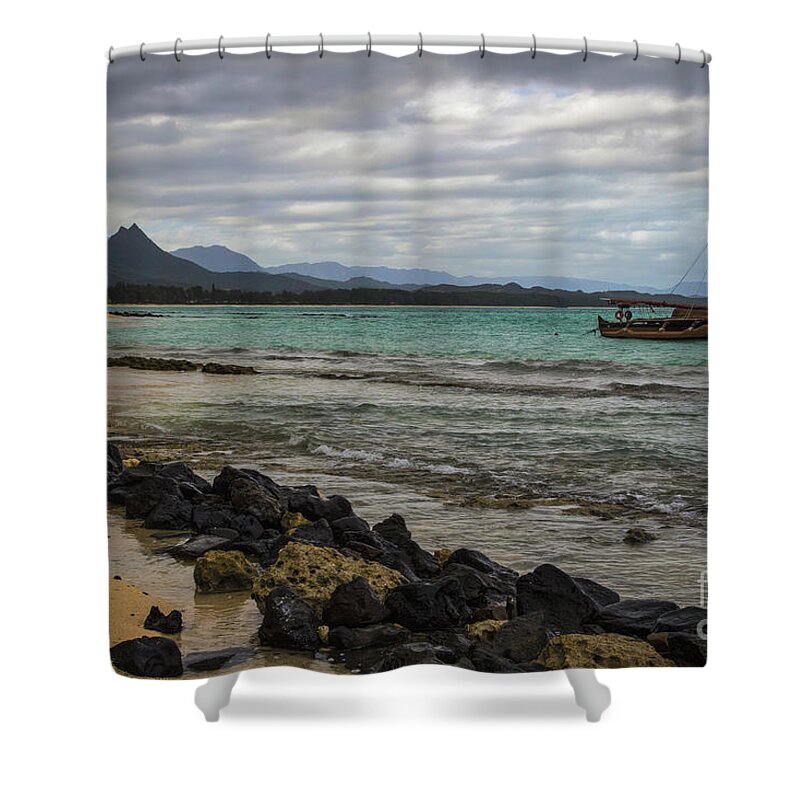 Back To The Islands Shower Curtain featuring the photograph Back To The Islands by Mitch Shindelbower