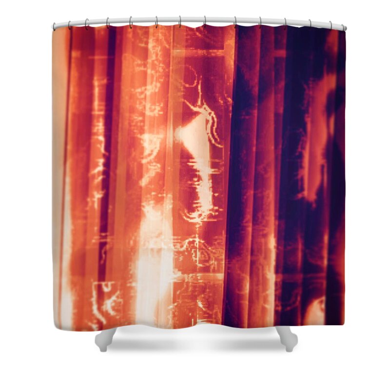 Wallpaper Shower Curtain featuring the digital art Background 41 by Marko Sabotin