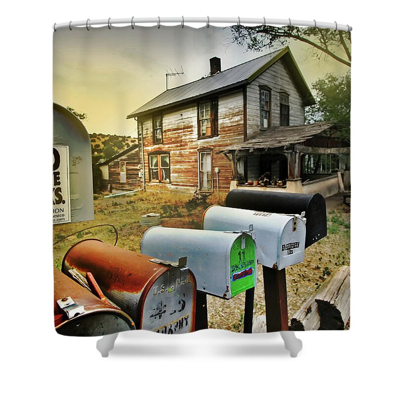 Bad Coffee Shower Curtain featuring the photograph Bad Coffee by Micah Offman