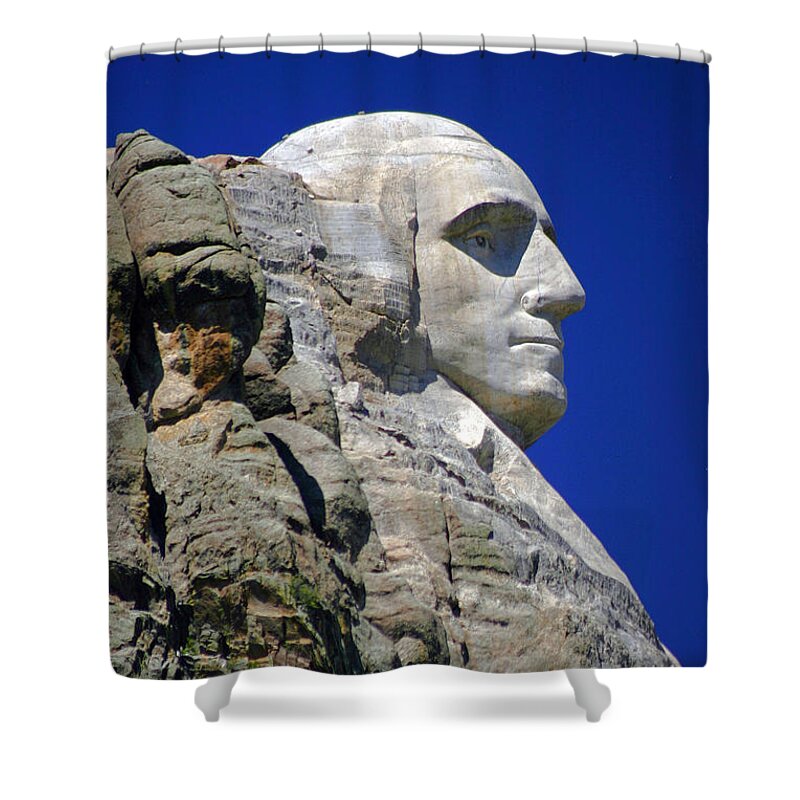 Washington Shower Curtain featuring the photograph Badlands Truth by Balanced Art