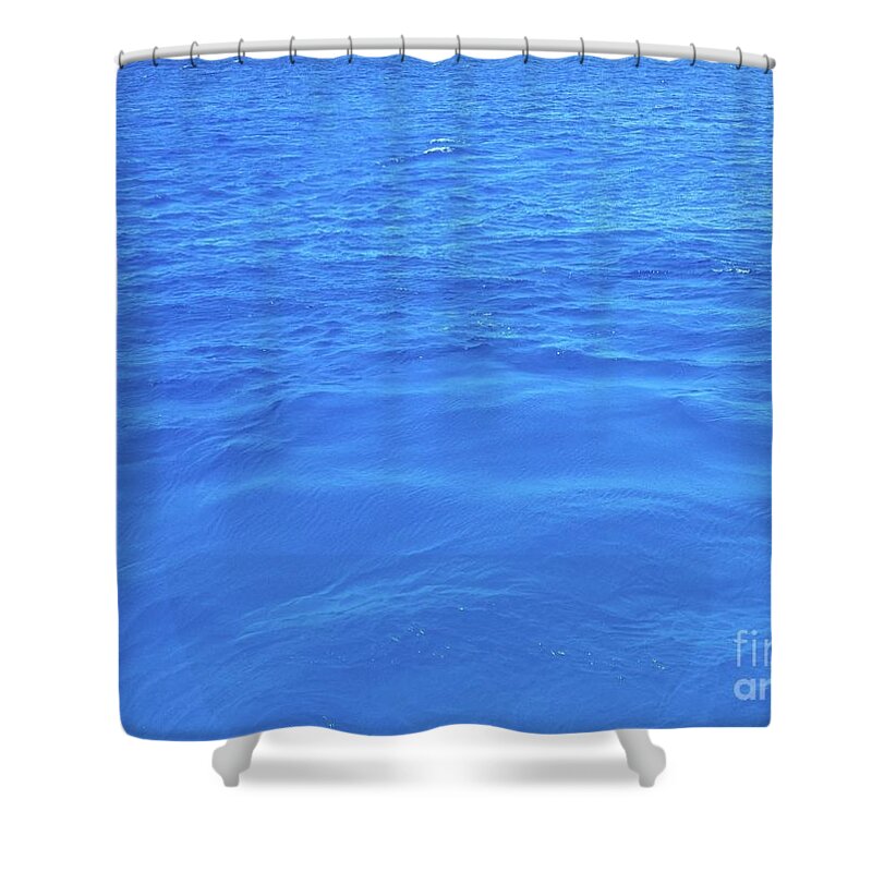 Ocean Shower Curtain featuring the photograph Bahama Blue by Barbara Von Pagel