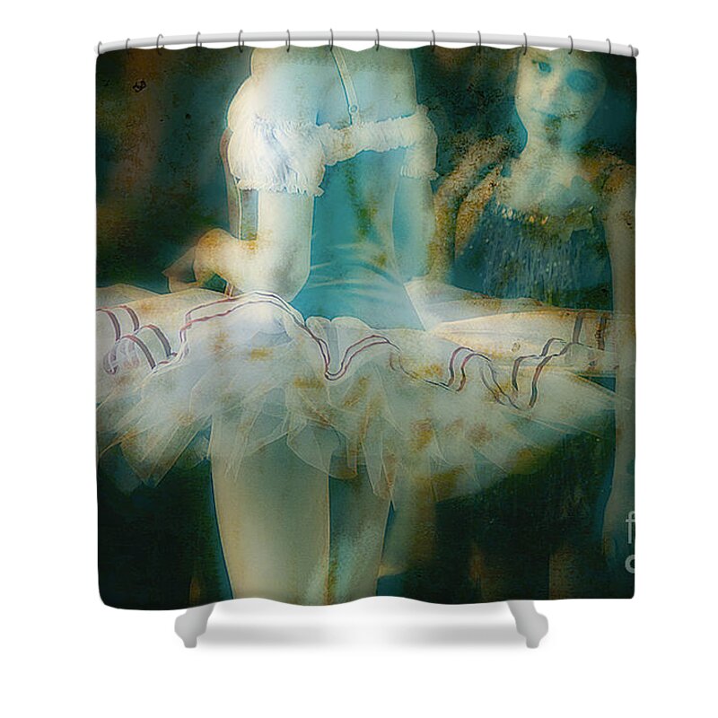 Dance Shower Curtain featuring the photograph Ballerina Discussions by Craig J Satterlee