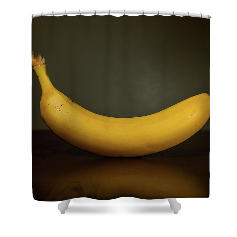 Fruit Shower Curtain featuring the photograph Banana In Elegance by Hyuntae Kim