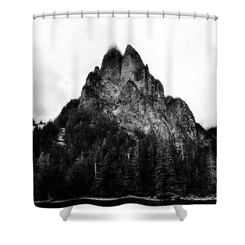 Epic Shower Curtain featuring the photograph Baring Mountain by Pelo Blanco Photo