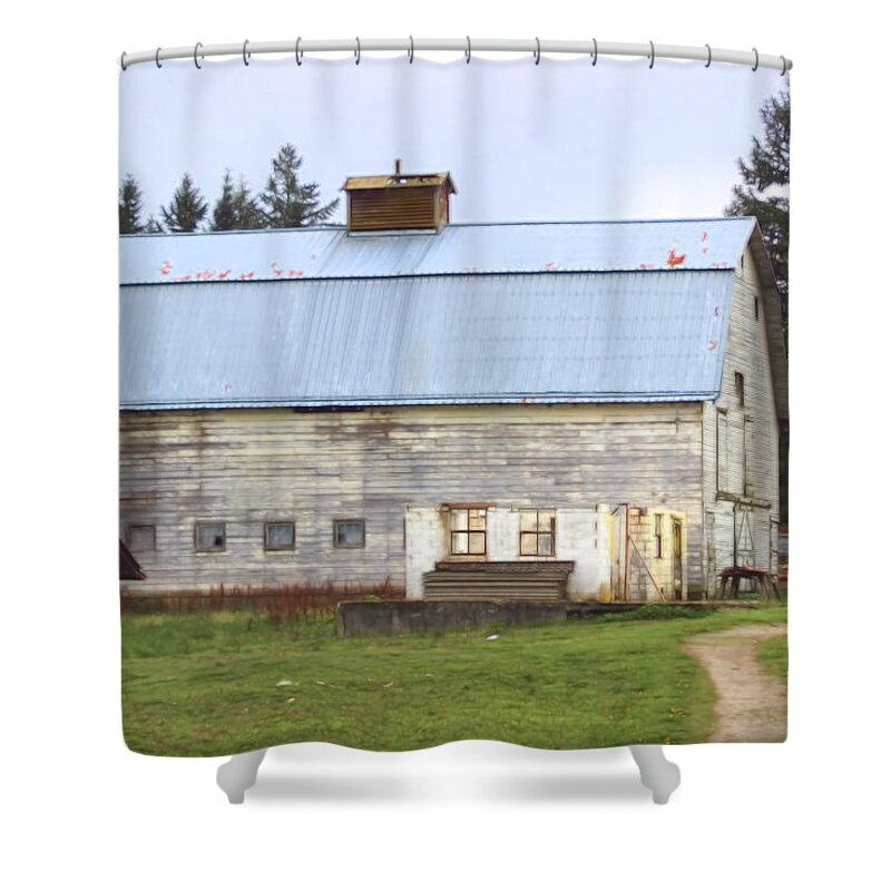 Barn Shower Curtain featuring the photograph Barn Again 27 by Cathy Anderson