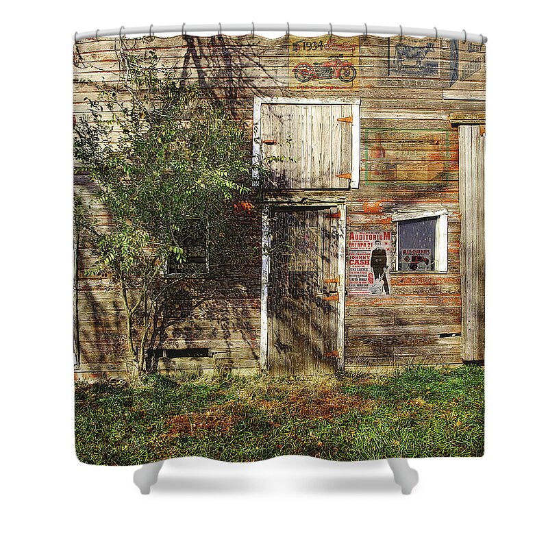 Barns Shower Curtain featuring the photograph Barn Doors by John Anderson