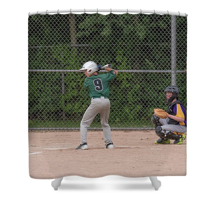  Shower Curtain featuring the photograph Batting III by James Meyer