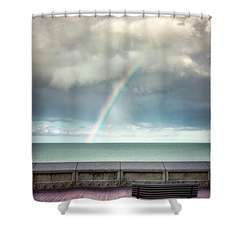 Kremsdorf Shower Curtain featuring the photograph Bay Of Rainbows by Evelina Kremsdorf