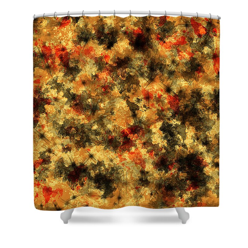 Art Shower Curtain featuring the digital art Be Still by Jeff Iverson