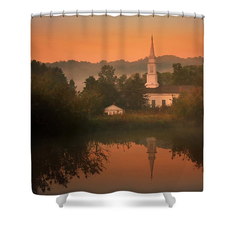 Church Shower Curtain featuring the photograph Be Still... by Rob Blair