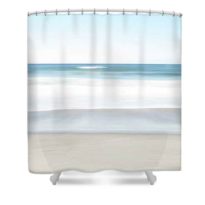 Beach Shower Curtain featuring the photograph Beach Abstract by Michael James