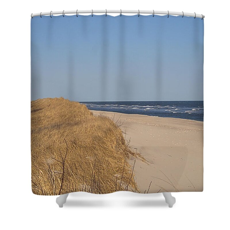 Seas Shower Curtain featuring the photograph Beach I I by Newwwman