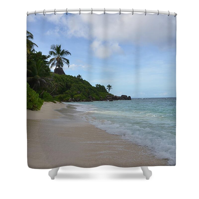 Sunset Shower Curtain featuring the photograph Beaches by Sabine Meisel