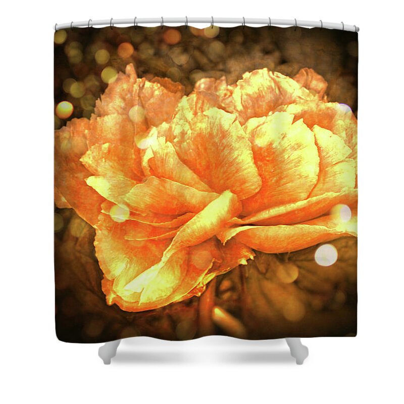 Beautiful Flower Shower Curtain featuring the digital art Beautiful Flower by Lilia S