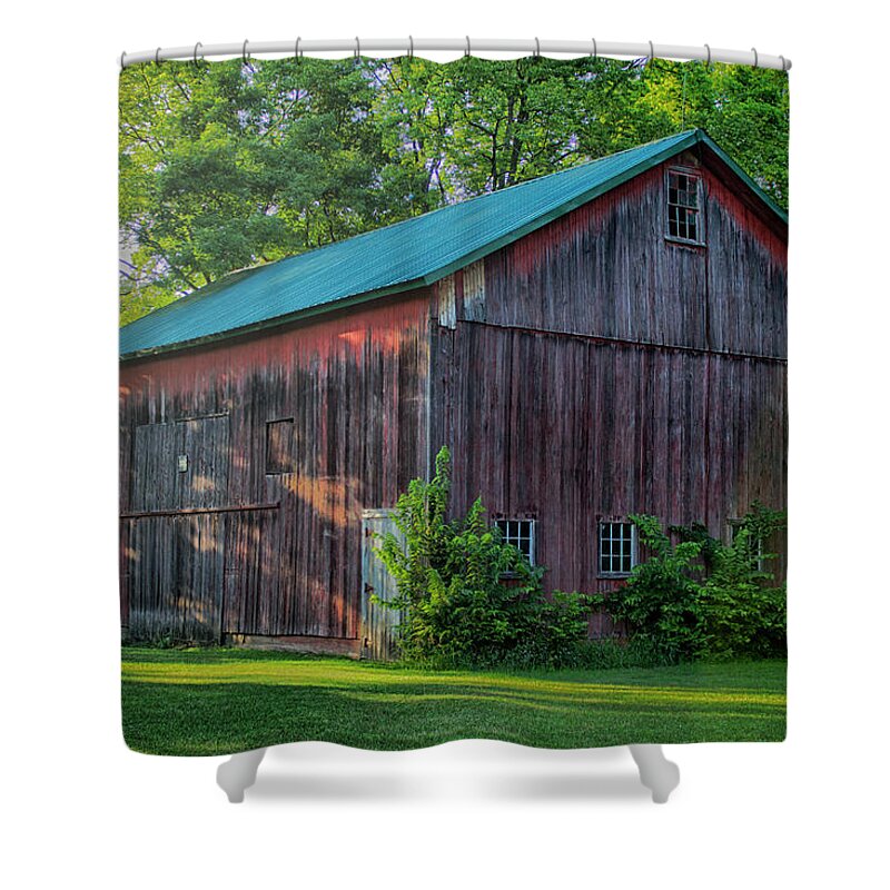 Barn Shower Curtain featuring the photograph Beautiful Old Barn by Tammy Chesney