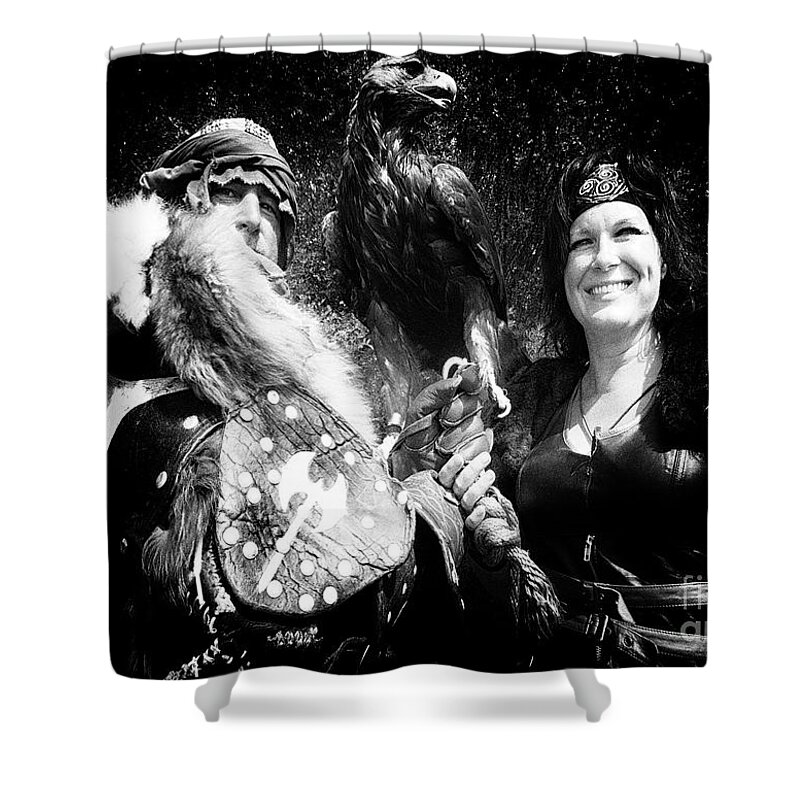 Beauty Shower Curtain featuring the photograph Beauty And The Beasts by Bob Christopher
