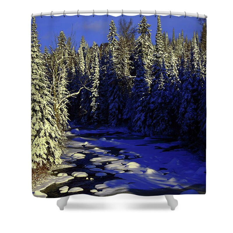 River Shower Curtain featuring the photograph Beaver River by Joi Electa