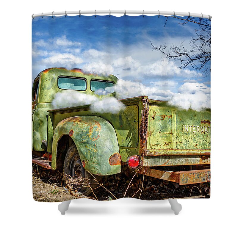 Abiquiu Shower Curtain featuring the photograph Bed full of clouds by Robert FERD Frank