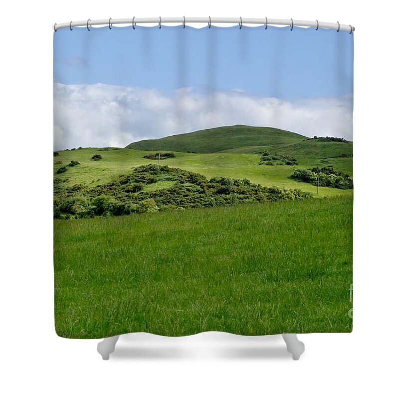 Beecraigs Shower Curtain featuring the photograph Beecraigs Hills. by Elena Perelman
