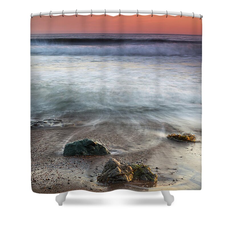 Shell Beach Shower Curtain featuring the photograph Before Sunset at Shell Beach by Mimi Ditchie