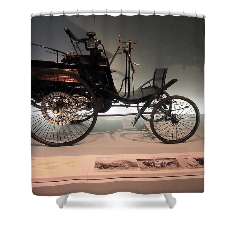 Car Shower Curtain featuring the photograph Before The Car by Vesna Martinjak