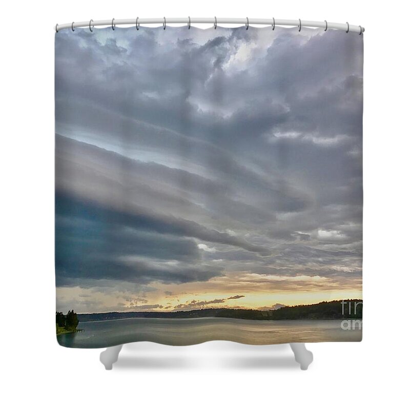 Photography Shower Curtain featuring the photograph Before the Storm by Sean Griffin