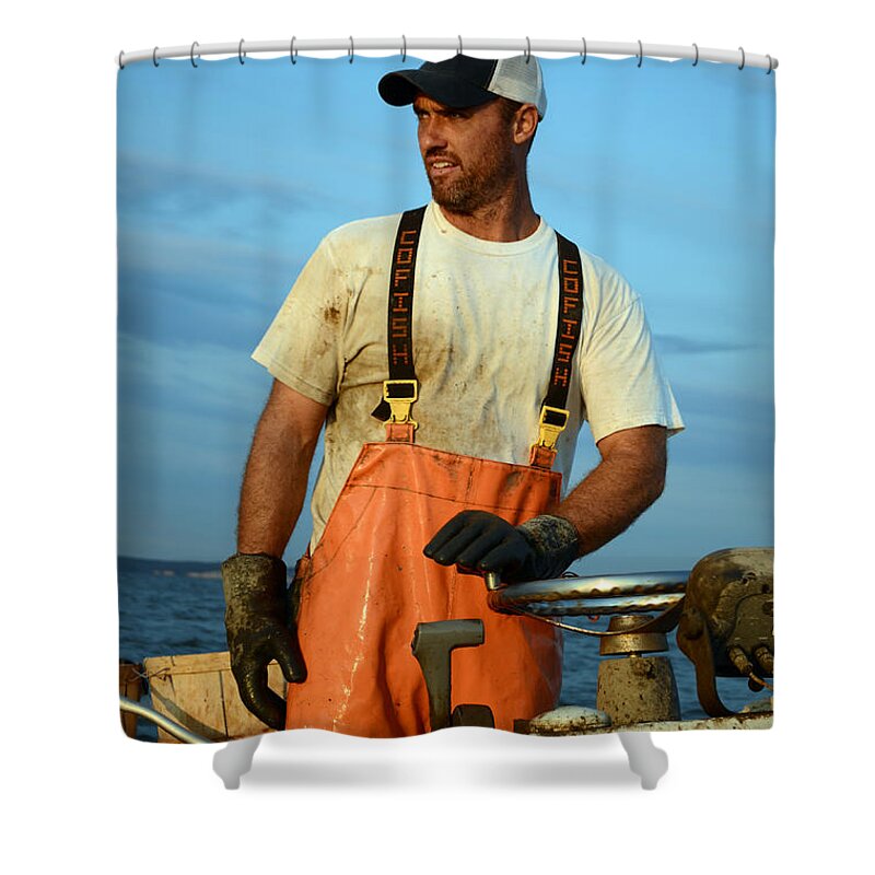 Maryland Shower Curtain featuring the photograph Behold the Waterman by La Dolce Vita