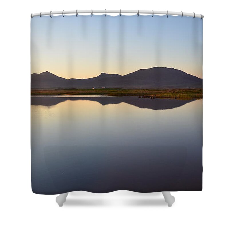 Benbecula Scotland Shower Curtain featuring the photograph Benbecula by Smart Aviation