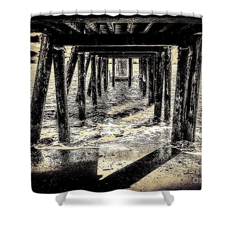 Photograph Shower Curtain featuring the photograph Beneath by William Wyckoff