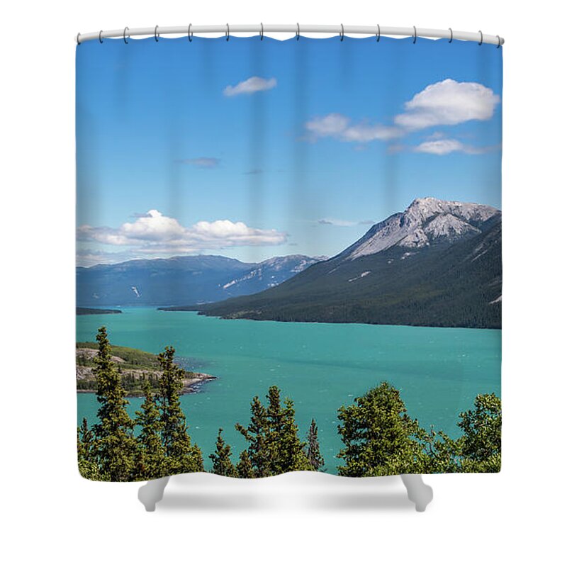 Canada Shower Curtain featuring the photograph Tagish Lake by Ed Clark