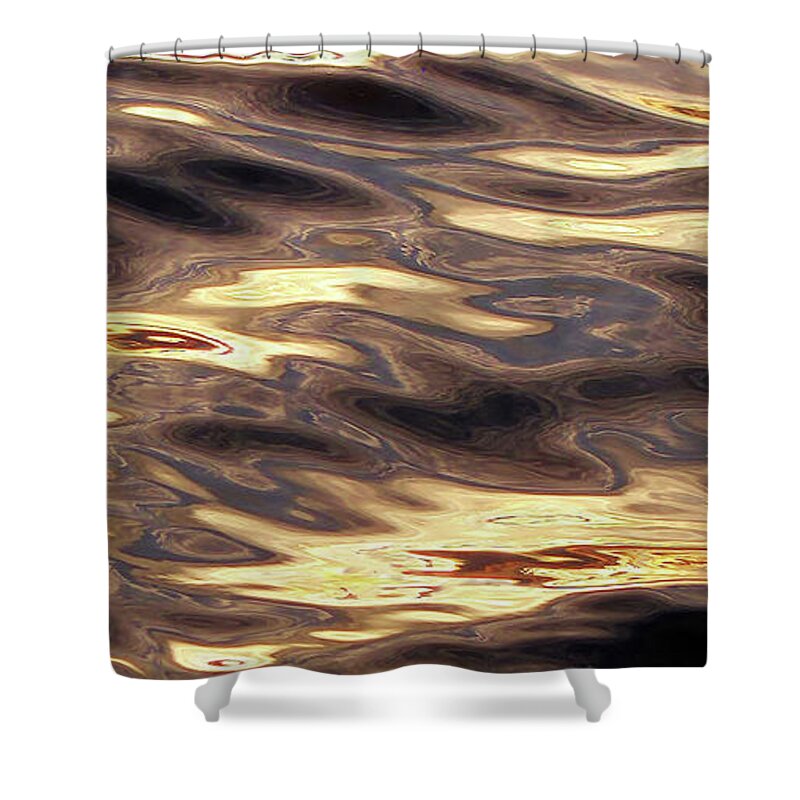 Water Abstract Shower Curtain featuring the photograph Beyond by Kathi Mirto