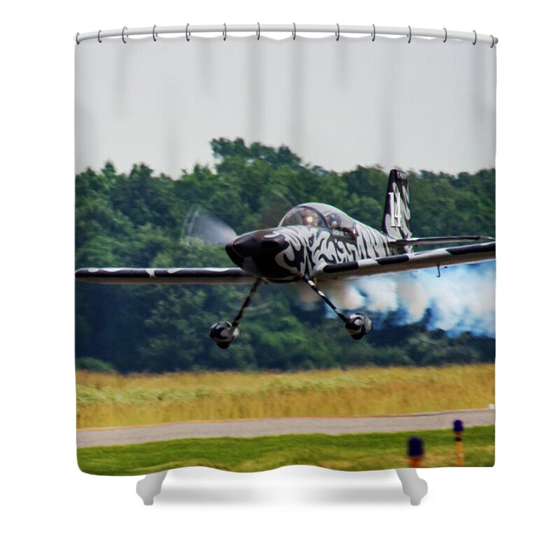 Big Muddy Air Race Shower Curtain featuring the photograph Big Muddy Air Race number 14 by Jeff Kurtz