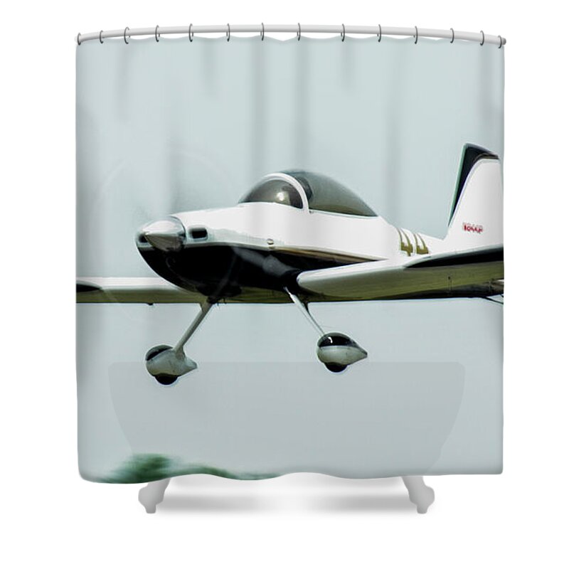 Big Muddy Air Race Shower Curtain featuring the photograph Big Muddy Air Race number 44 by Jeff Kurtz