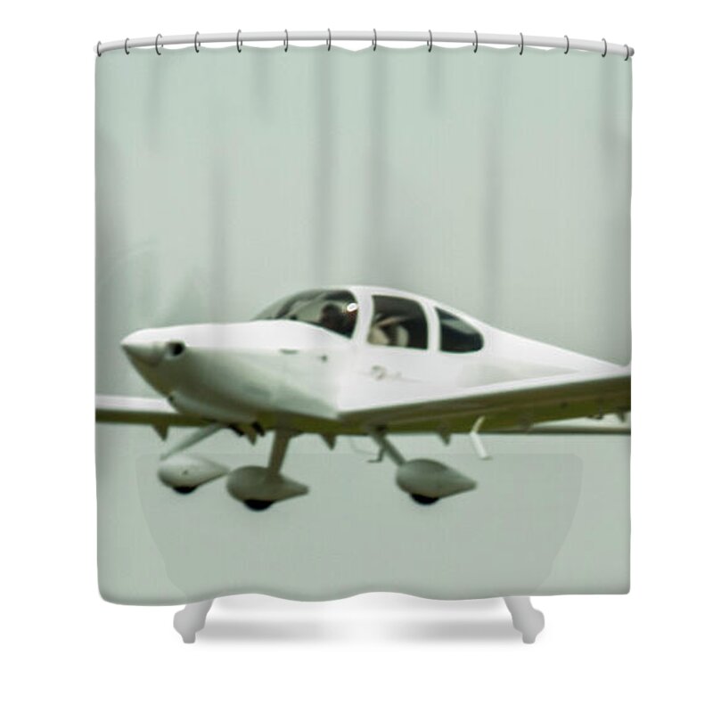 Big Muddy Air Race Shower Curtain featuring the photograph Big Muddy Air Race number 6 by Jeff Kurtz