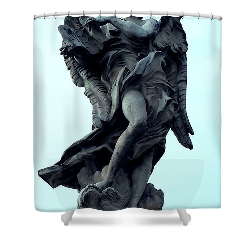 Angel Shower Curtain featuring the photograph Birds of a feather by Melinda Dare Benfield