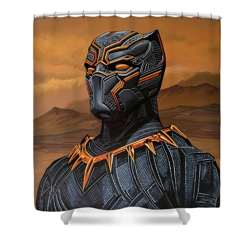 Black Panther Shower Curtains