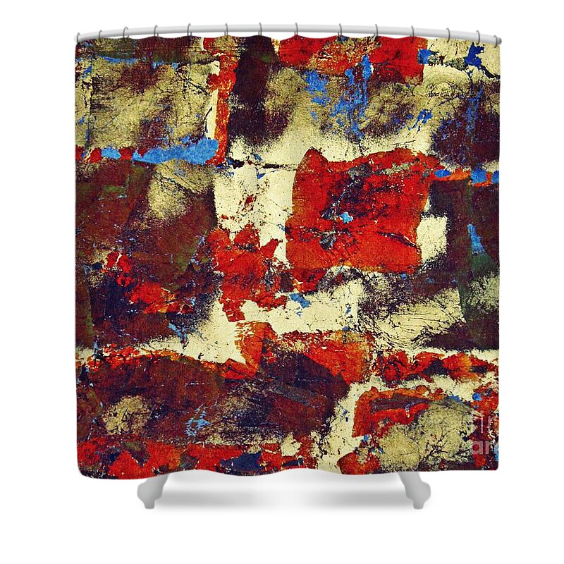 Wall Shower Curtain featuring the photograph Blood in the Street by Sarah Loft