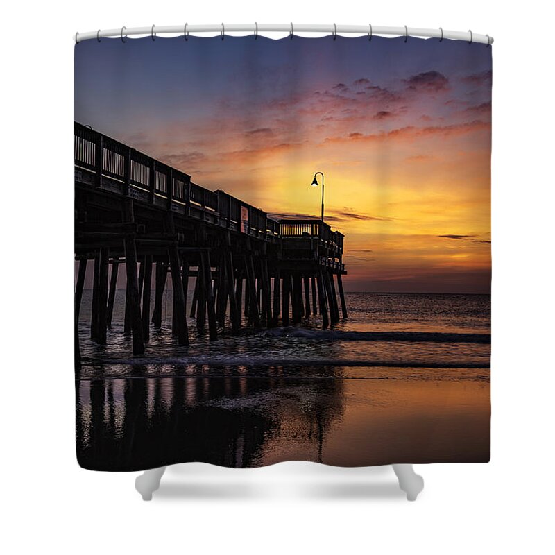 Sunrise Shower Curtain featuring the photograph Blood Orange Morn by Pete Federico