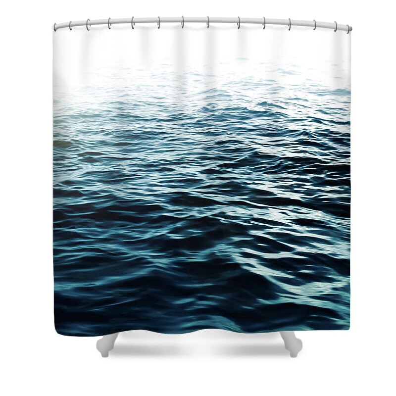 Water Shower Curtain featuring the photograph Blue Sea by Nicklas Gustafsson