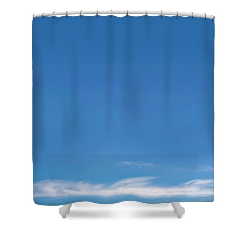 Blue Sky Shower Curtain featuring the photograph Blue Sky by Scott Norris