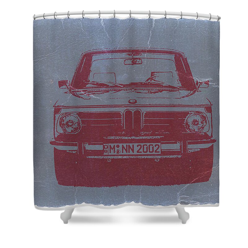 Bmw 2002 Shower Curtain featuring the photograph Bmw 2002 by Naxart Studio
