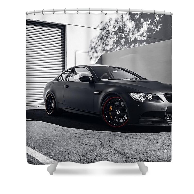 Bmw M3 Shower Curtain featuring the digital art Bmw M3 by Maye Loeser