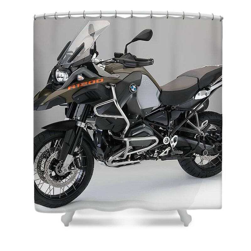 Bmw Motorcycles Shower Curtains