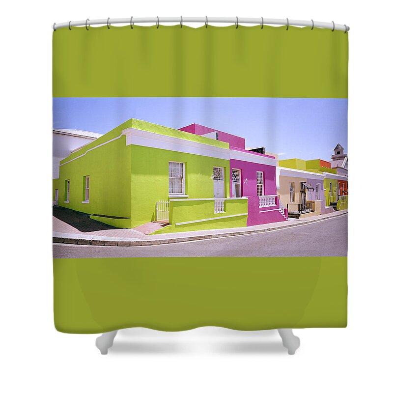Bo Kaap Shower Curtain featuring the photograph Bo Kaap Color by Shaun Higson