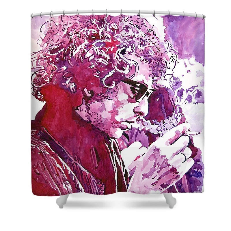 Rock Bob Dylan Shower Curtains
