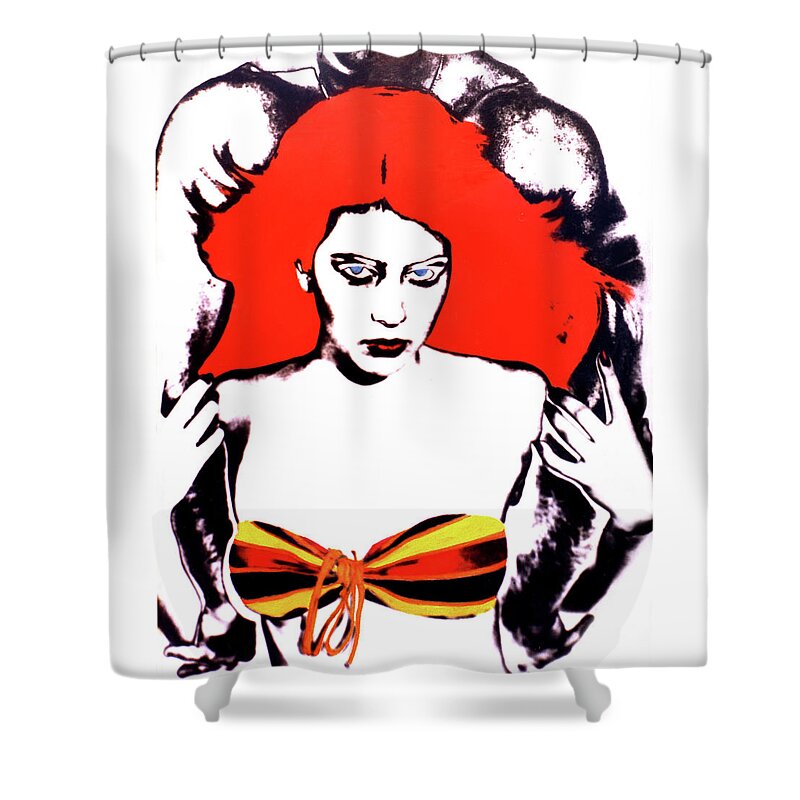 Hand Painted Shower Curtain featuring the photograph Body Guard II by Joe Hoover