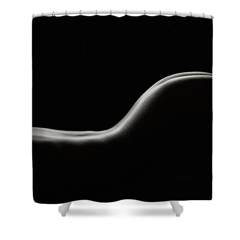 Nude Shower Curtain featuring the photograph Bodyscape 230 V2 by Michael Fryd