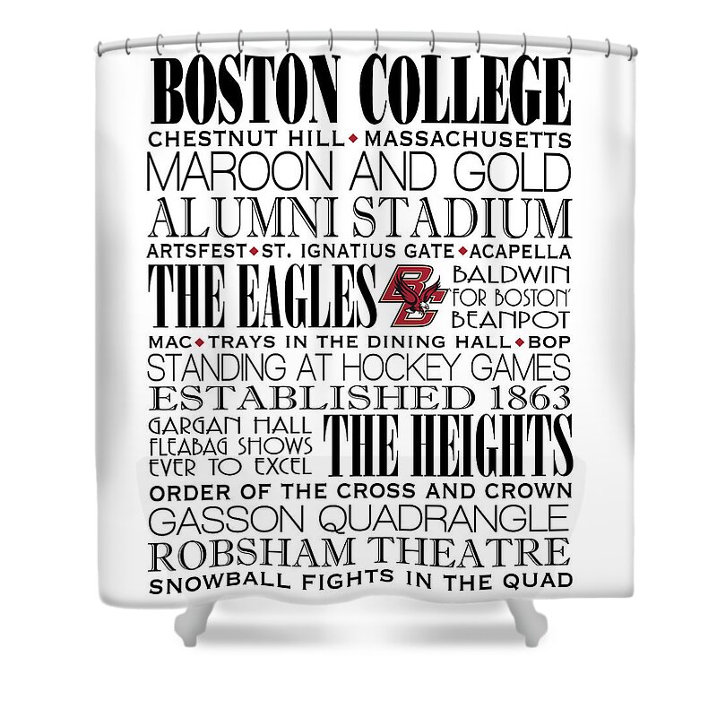 Boston College Shower Curtains