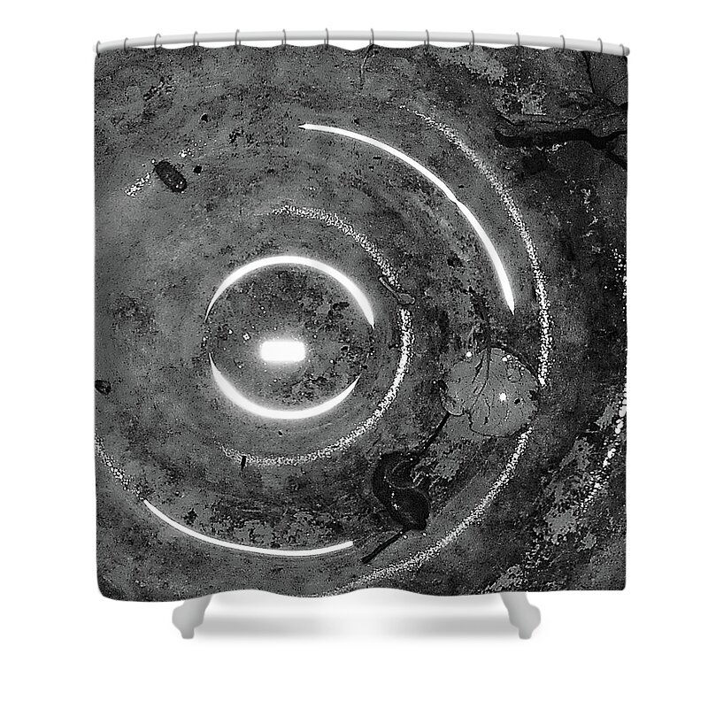 Circle Shower Curtain featuring the photograph Bottom of the Barrel by Ted Keller