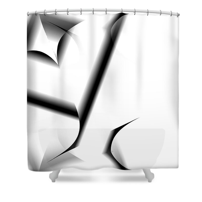 #abstracts #acrylic #artgallery # #artist #artnews # #artwork # #callforart #callforentries #colour #creative # #paint #painting #paintings #photograph #photography #photoshoot #photoshop #photoshopped Shower Curtain featuring the digital art Breaking Boundaries Part 138 by The Lovelock experience